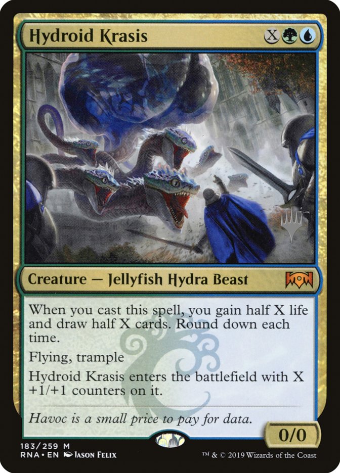 Hydroid Krasis (Promo Pack) [Ravnica Allegiance Promos] | Deep Dive Games St. Marys