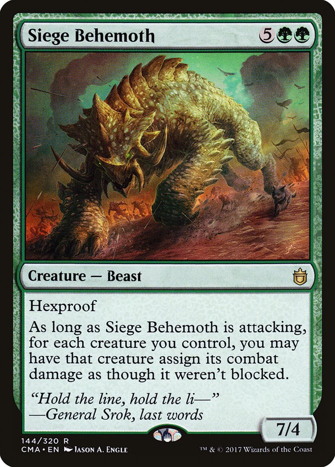 Siege Behemoth [Commander Anthology] | Deep Dive Games St. Marys