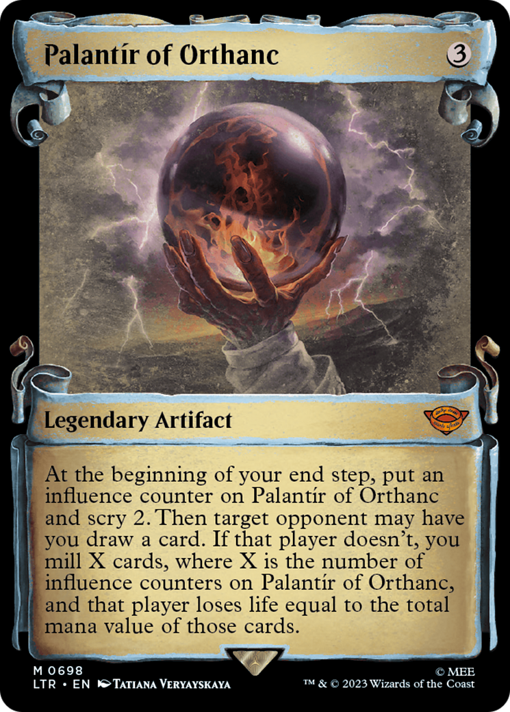 Palantir of Orthanc [The Lord of the Rings: Tales of Middle-Earth Showcase Scrolls] | Deep Dive Games St. Marys