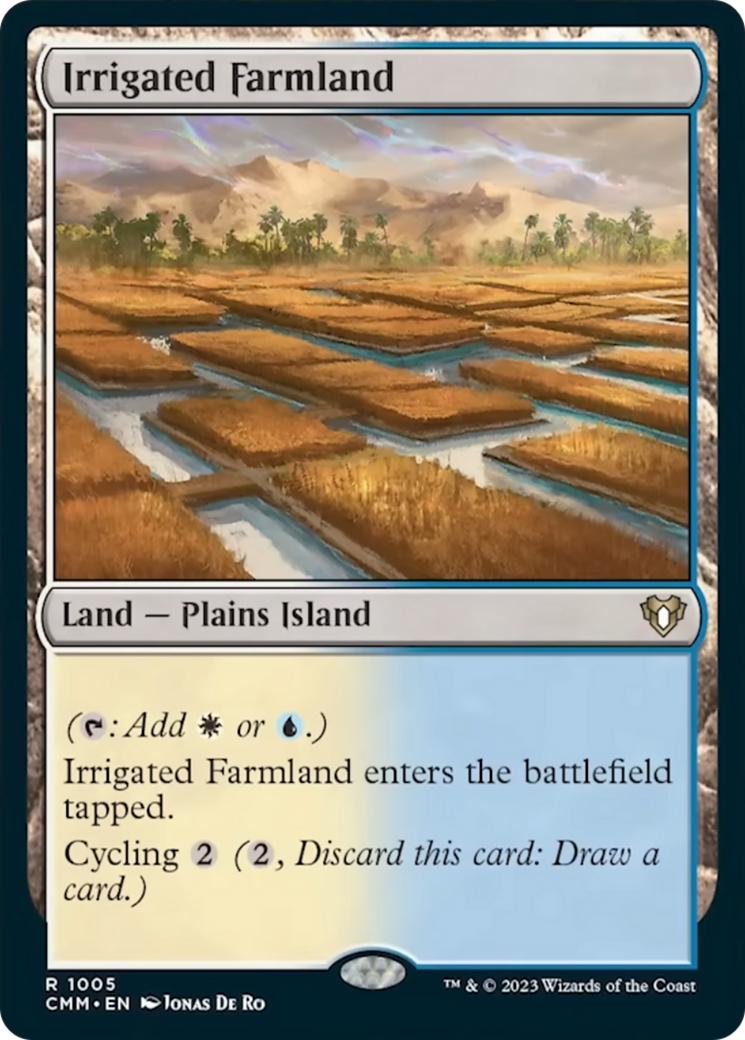 Irrigated Farmland [Commander Masters] | Deep Dive Games St. Marys