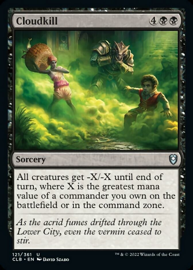 Cloudkill [Commander Legends: Battle for Baldur's Gate] | Deep Dive Games St. Marys