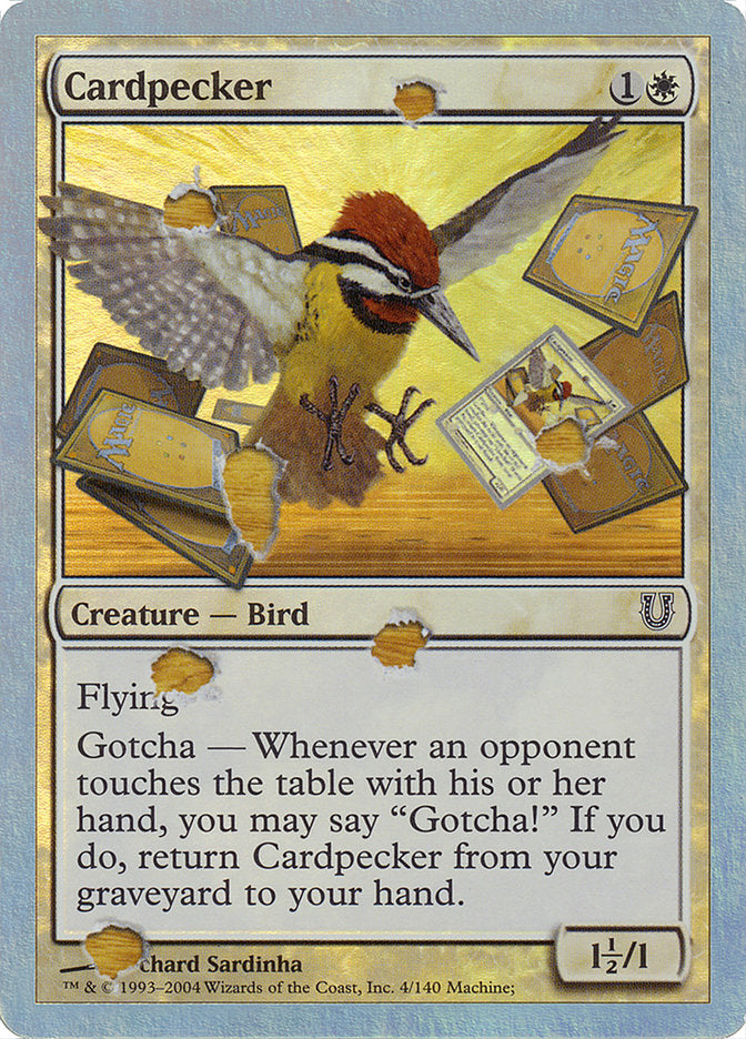 Cardpecker (Alternate Foil) [Unhinged] | Deep Dive Games St. Marys