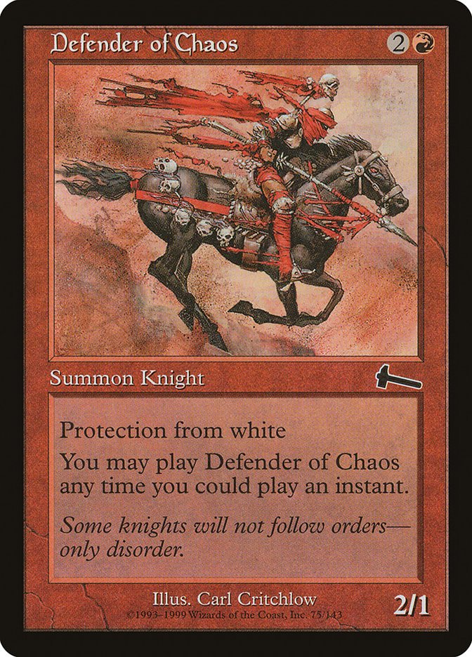 Defender of Chaos [Urza's Legacy] | Deep Dive Games St. Marys