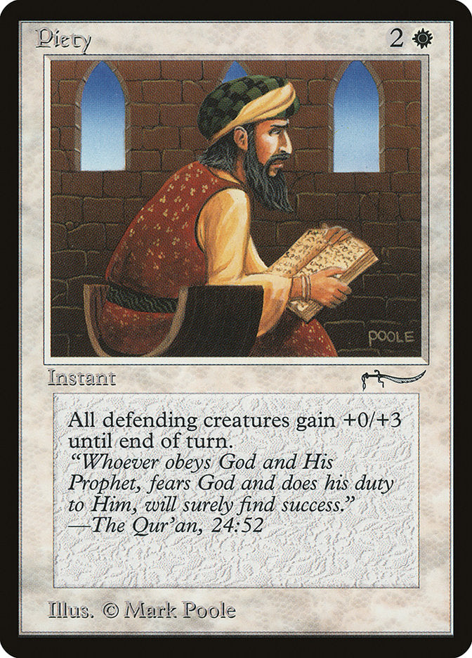 Piety (Light Mana Cost) [Arabian Nights] | Deep Dive Games St. Marys
