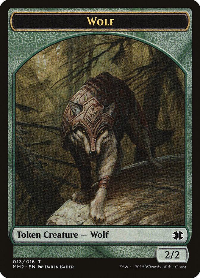 Wolf Token [Modern Masters 2015 Tokens] | Deep Dive Games St. Marys