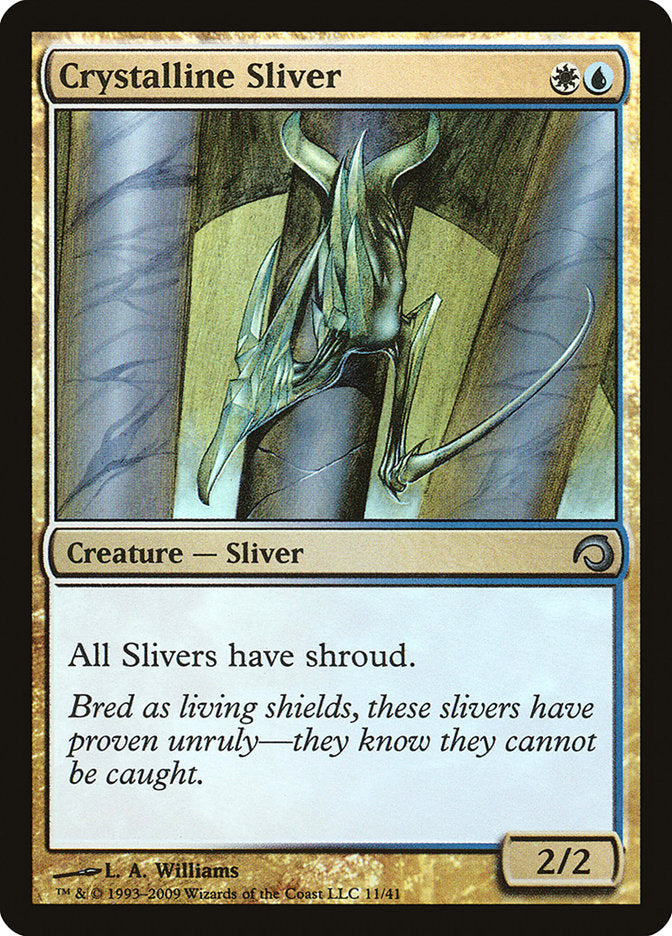 Crystalline Sliver [Premium Deck Series: Slivers] | Deep Dive Games St. Marys