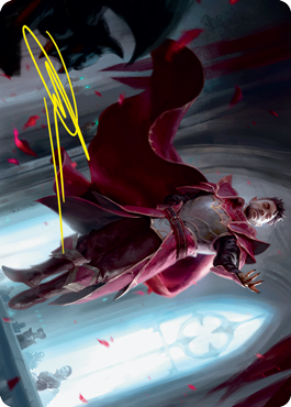 Markov Waltzer Art Card (Gold-Stamped Signature) [Innistrad: Crimson Vow Art Series] | Deep Dive Games St. Marys