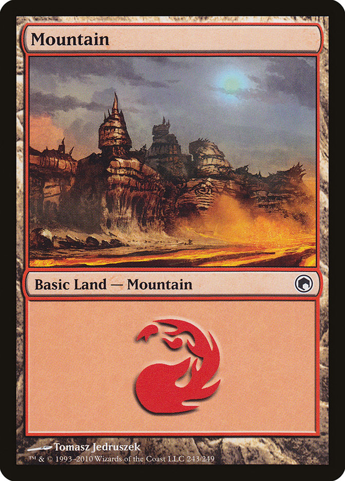 Mountain (243) [Scars of Mirrodin] | Deep Dive Games St. Marys