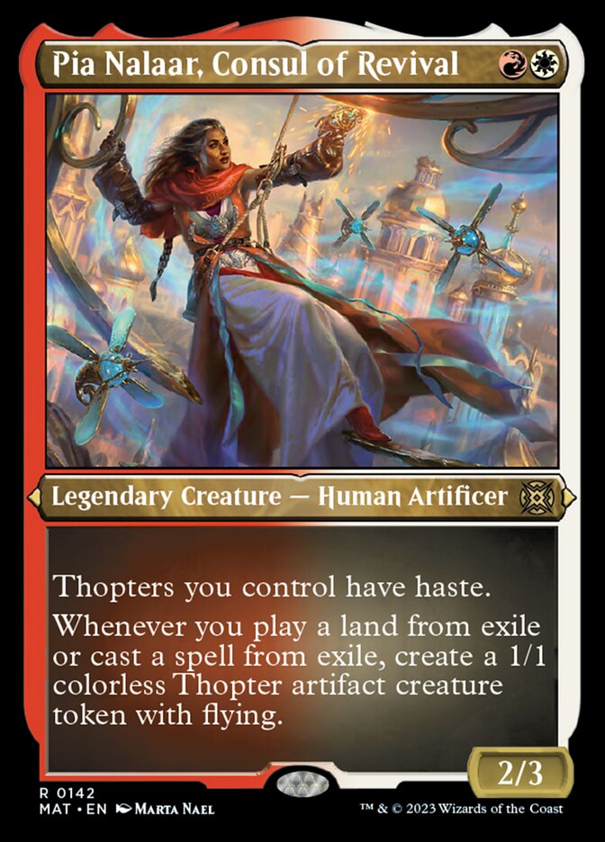 Pia Nalaar, Consul of Revival (Foil Etched) [March of the Machine: The Aftermath] | Deep Dive Games St. Marys