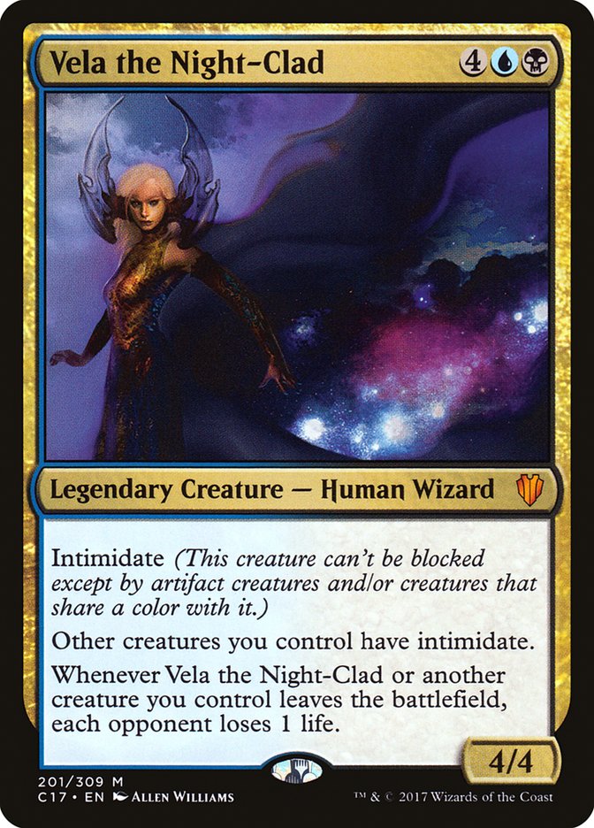 Vela the Night-Clad [Commander 2017] | Deep Dive Games St. Marys