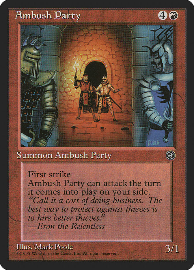 Ambush Party (Eron Flavor Text) [Homelands] | Deep Dive Games St. Marys