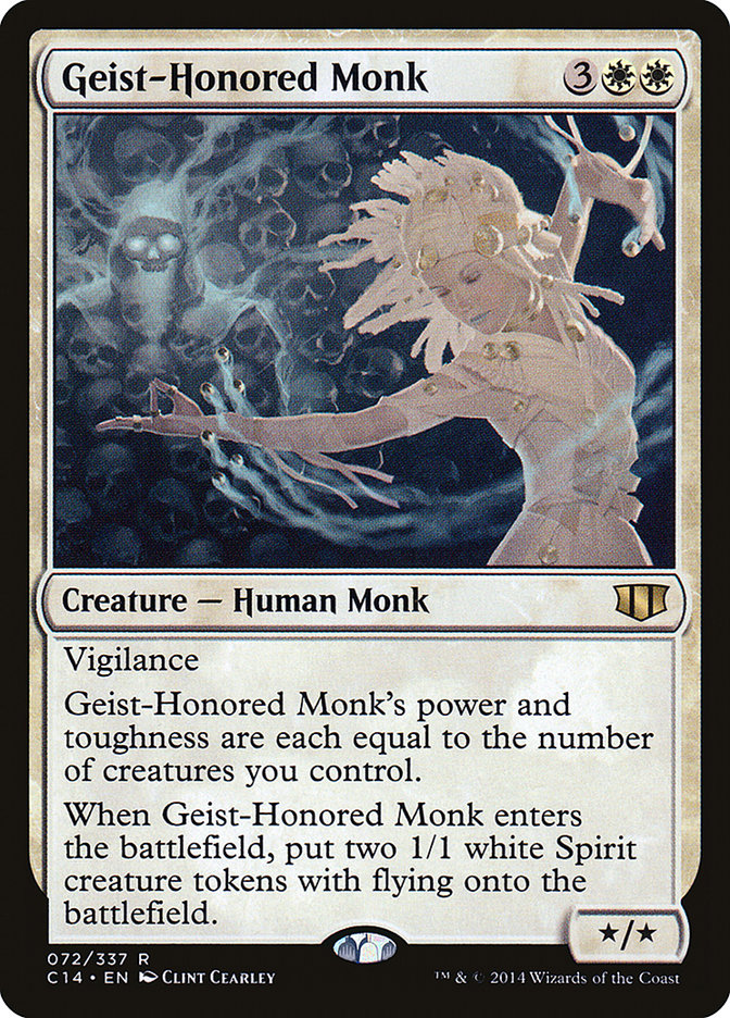 Geist-Honored Monk [Commander 2014] | Deep Dive Games St. Marys