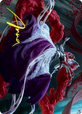 Olivia, Crimson Bride Art Card (Gold-Stamped Signature) [Innistrad: Crimson Vow Art Series] | Deep Dive Games St. Marys