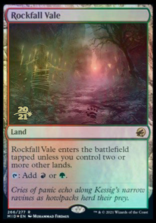 Rockfall Vale [Innistrad: Midnight Hunt Prerelease Promos] | Deep Dive Games St. Marys