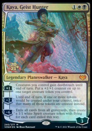 Kaya, Geist Hunter [Innistrad: Crimson Vow Prerelease Promos] | Deep Dive Games St. Marys