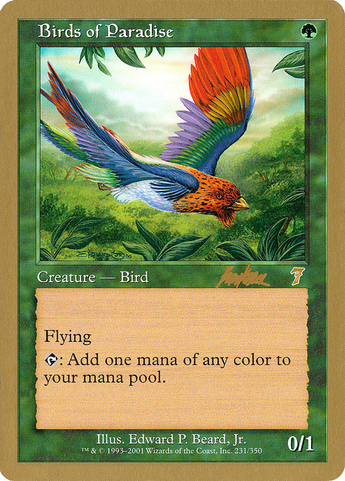 Birds of Paradise (Brian Kibler) [World Championship Decks 2002] | Deep Dive Games St. Marys