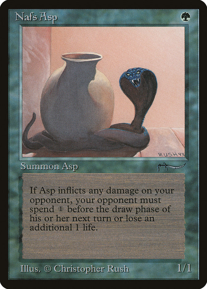 Nafs Asp (Dark Mana Cost) [Arabian Nights] | Deep Dive Games St. Marys