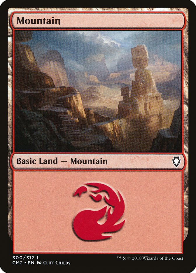 Mountain (300) [Commander Anthology Volume II] | Deep Dive Games St. Marys