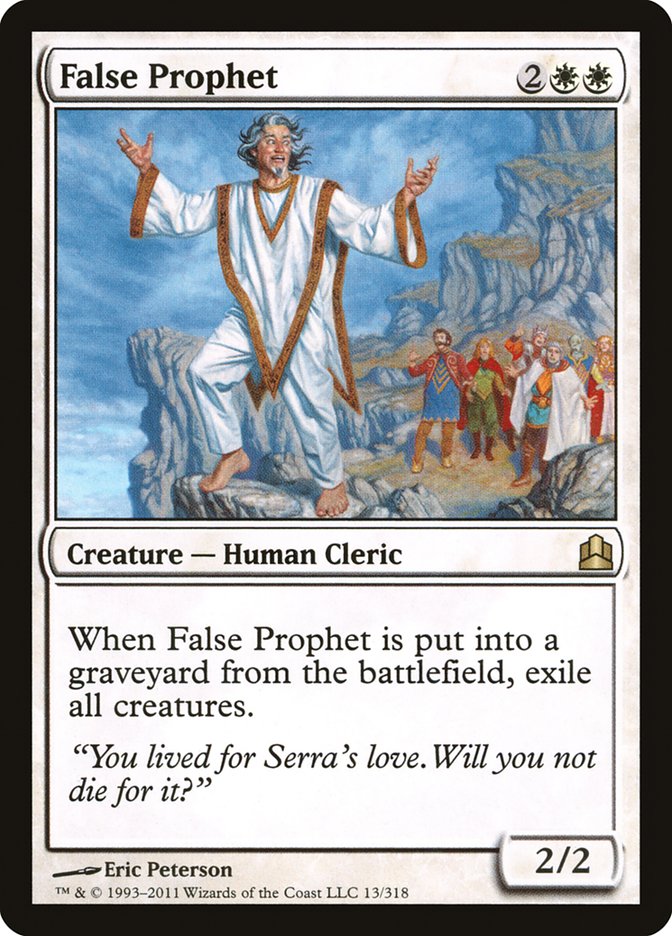 False Prophet [Commander 2011] | Deep Dive Games St. Marys
