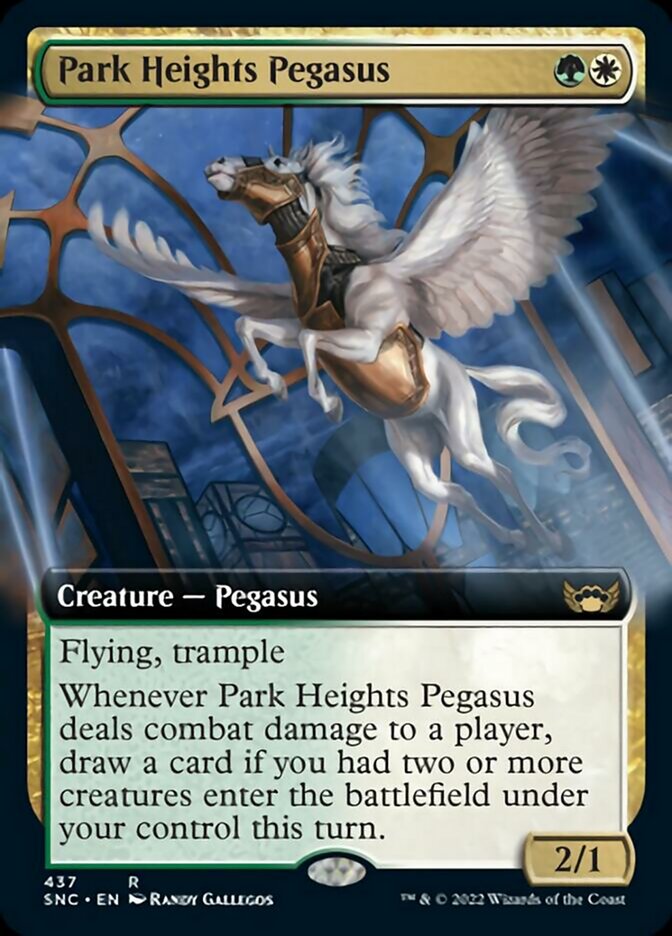 Park Heights Pegasus (Extended Art) [Streets of New Capenna] | Deep Dive Games St. Marys