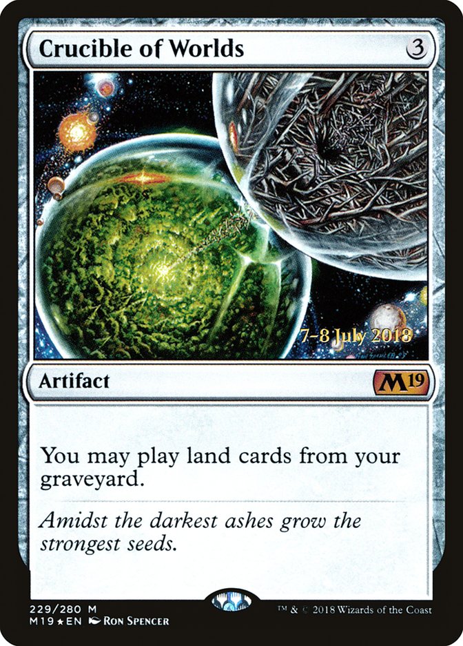 Crucible of Worlds [Core Set 2019 Prerelease Promos] | Deep Dive Games St. Marys