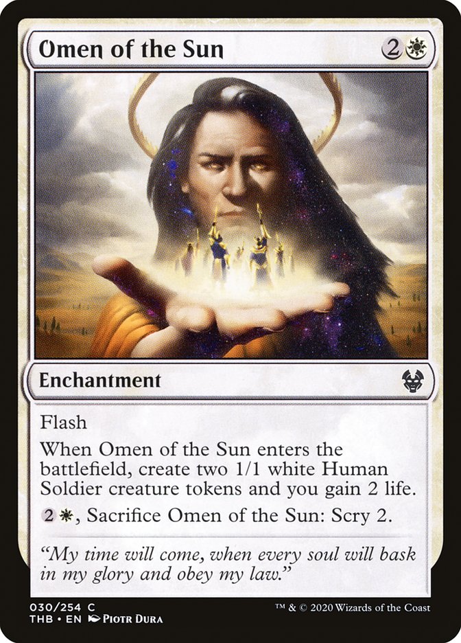 Omen of the Sun [Theros Beyond Death] | Deep Dive Games St. Marys