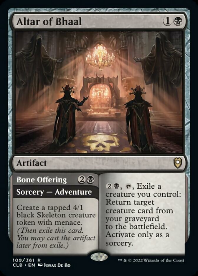 Altar of Bhaal // Bone Offering [Commander Legends: Battle for Baldur's Gate] | Deep Dive Games St. Marys