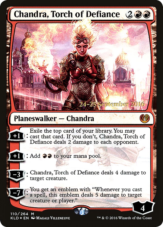 Chandra, Torch of Defiance [Kaladesh Prerelease Promos] | Deep Dive Games St. Marys