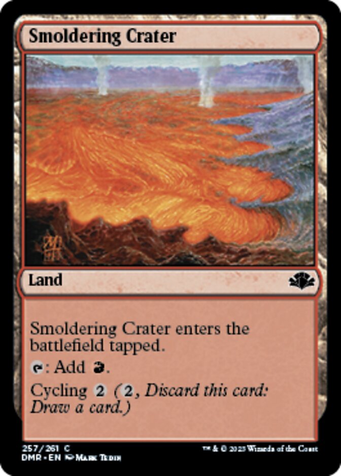 Smoldering Crater [Dominaria Remastered] | Deep Dive Games St. Marys