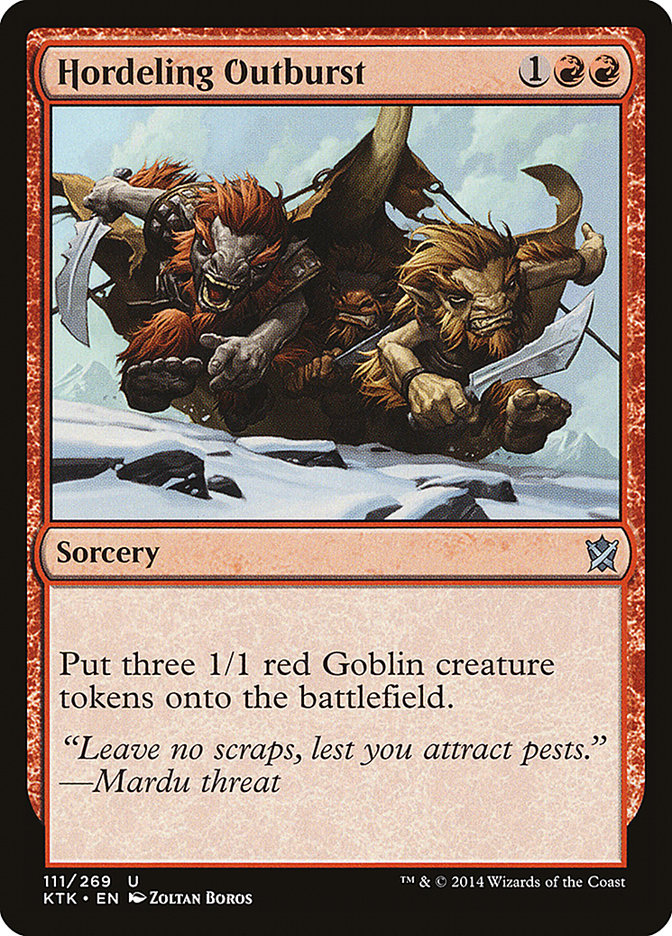 Hordeling Outburst [Khans of Tarkir] | Deep Dive Games St. Marys