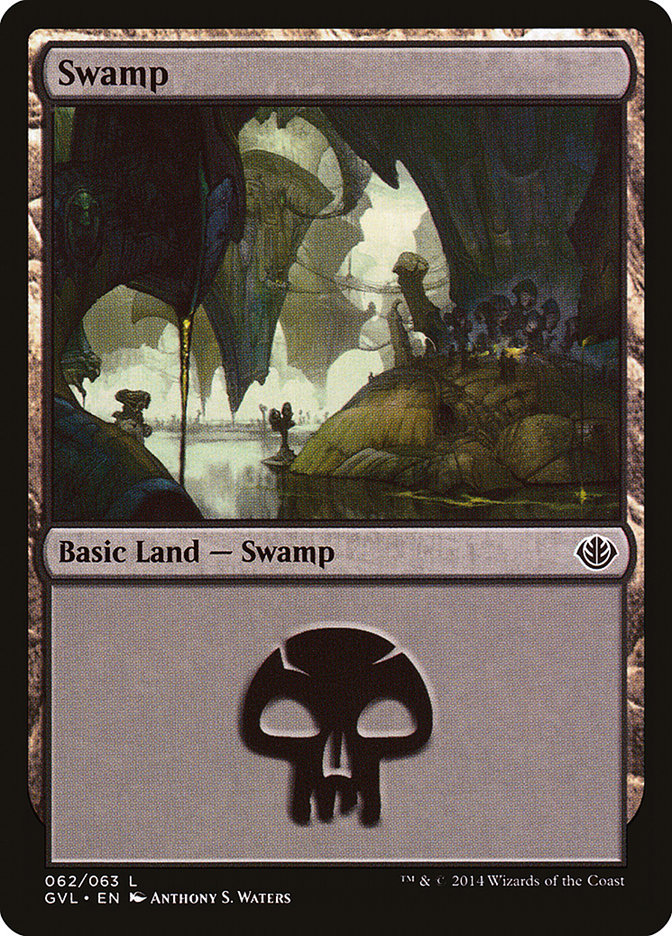 Swamp (62) (Garruk vs. Liliana) [Duel Decks Anthology] | Deep Dive Games St. Marys