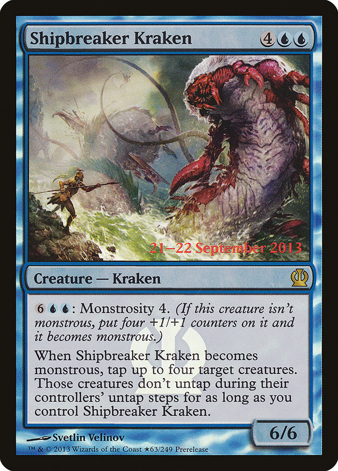 Shipbreaker Kraken [Theros Prerelease Promos] | Deep Dive Games St. Marys