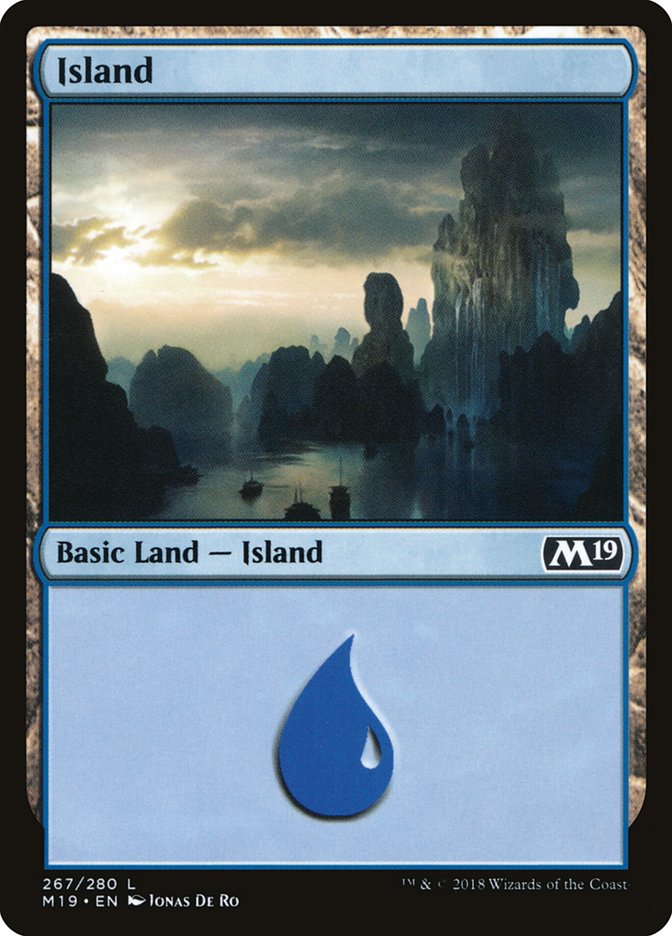 Island (267) [Core Set 2019] | Deep Dive Games St. Marys