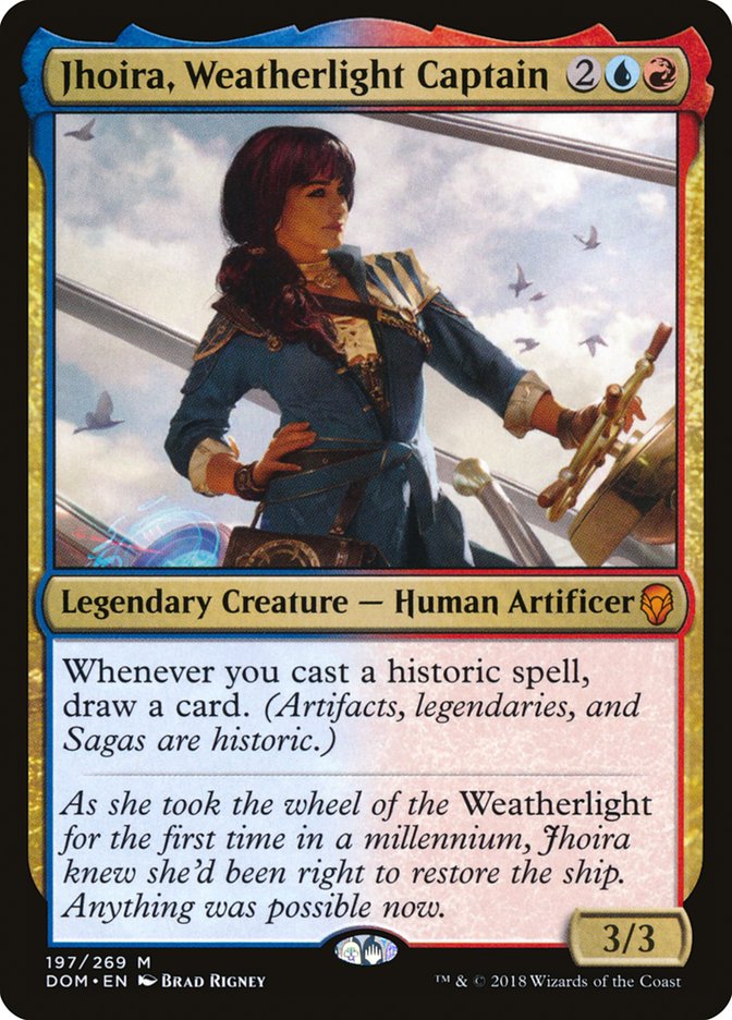 Jhoira, Weatherlight Captain [Dominaria] | Deep Dive Games St. Marys