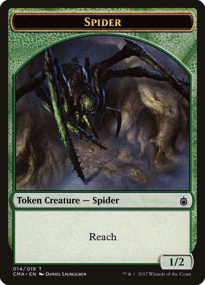 Spider Token [Commander Anthology Tokens] | Deep Dive Games St. Marys