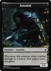 Assassin // Morph Double-Sided Token [Commander 2019 Tokens] | Deep Dive Games St. Marys