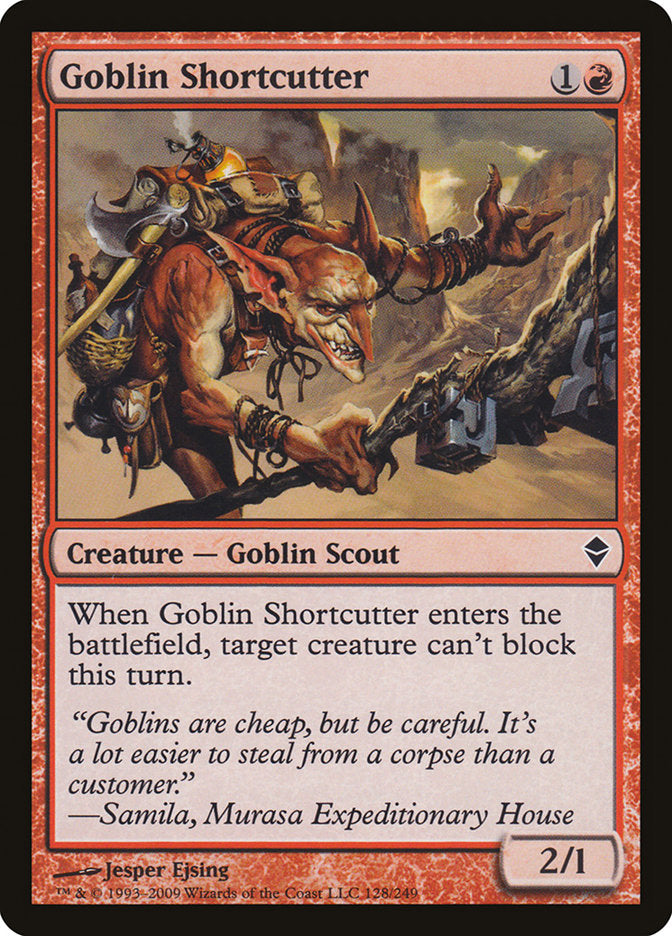 Goblin Shortcutter [Zendikar] | Deep Dive Games St. Marys