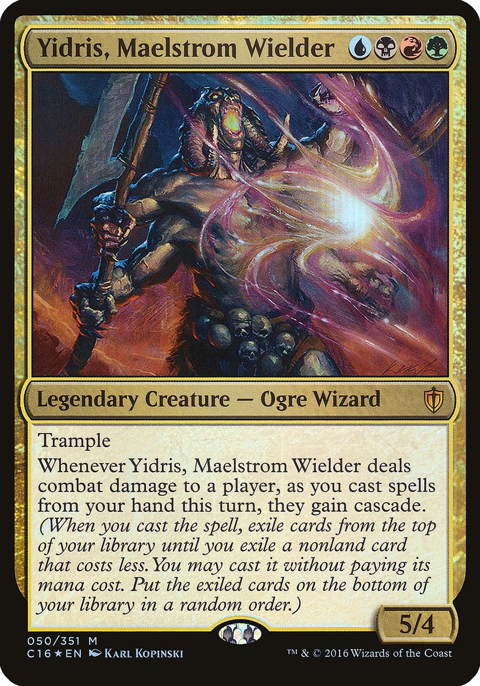 Yidris, Maelstrom Wielder (Oversized) [Commander 2016 Oversized] | Deep Dive Games St. Marys