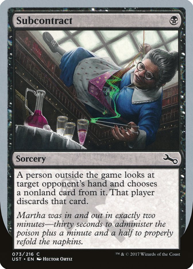 Subcontract [Unstable] | Deep Dive Games St. Marys
