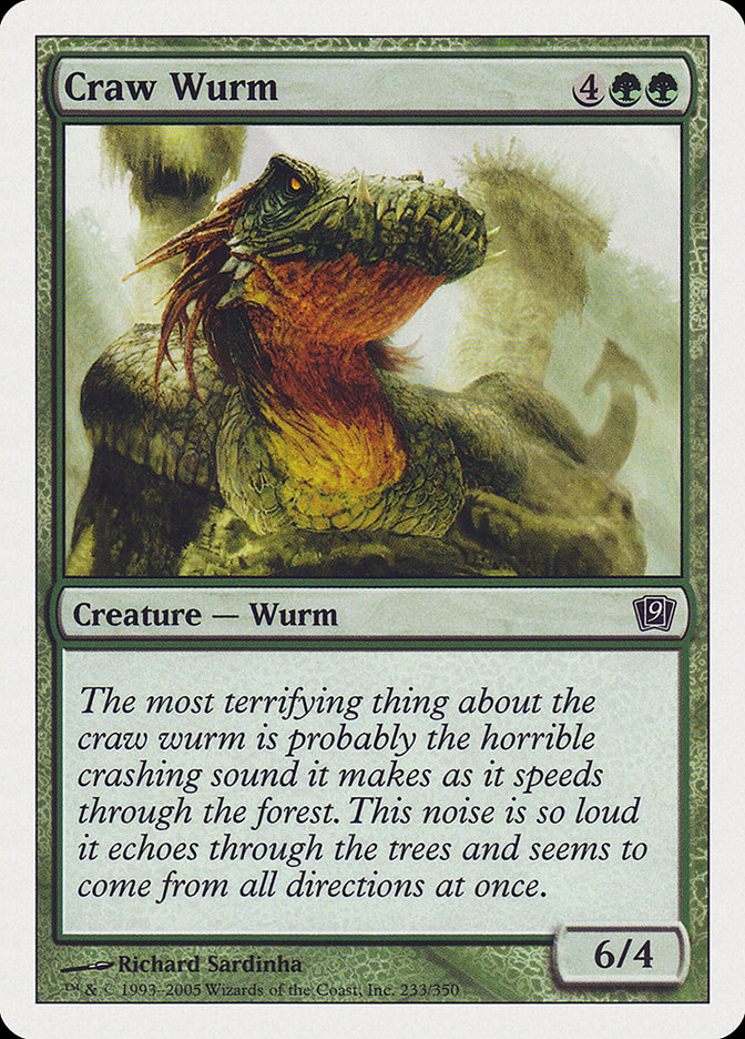 Craw Wurm [Ninth Edition] | Deep Dive Games St. Marys