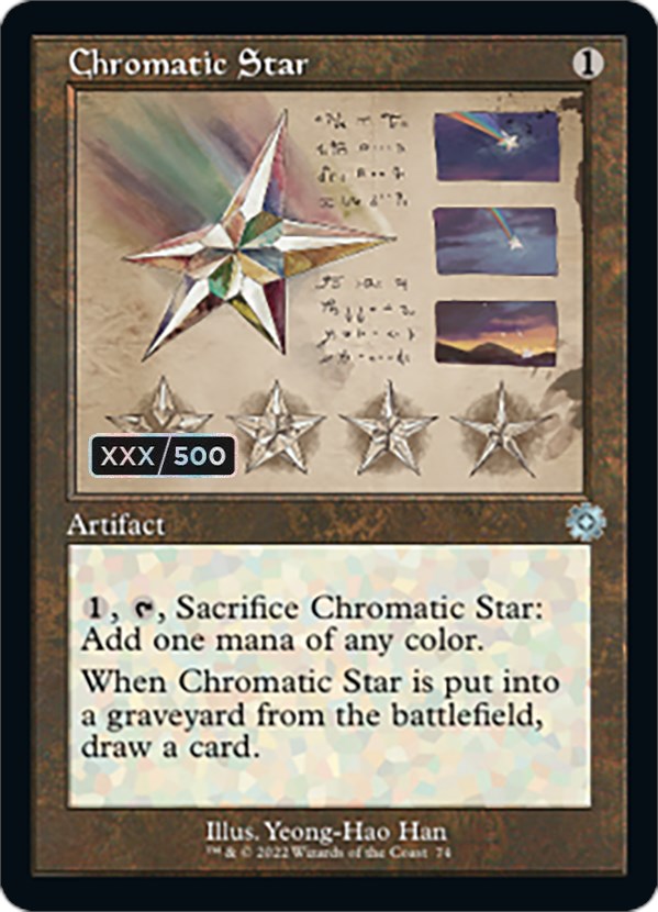 Chromatic Star (Retro Schematic) (Serialized) [The Brothers' War Retro Artifacts] | Deep Dive Games St. Marys