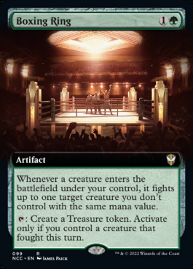 Boxing Ring (Extended Art) [Streets of New Capenna Commander] | Deep Dive Games St. Marys