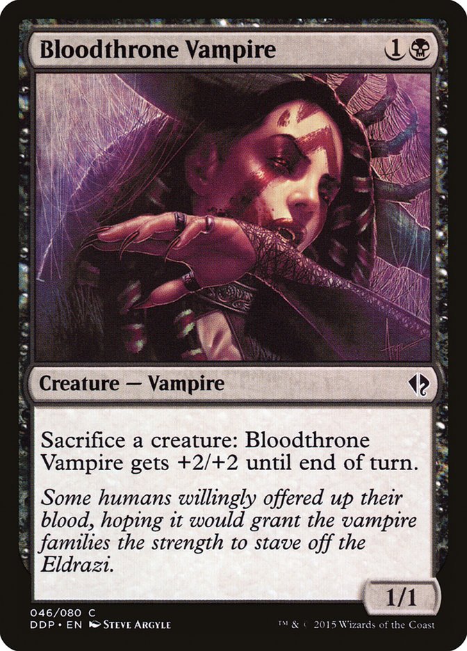 Bloodthrone Vampire [Duel Decks: Zendikar vs. Eldrazi] | Deep Dive Games St. Marys