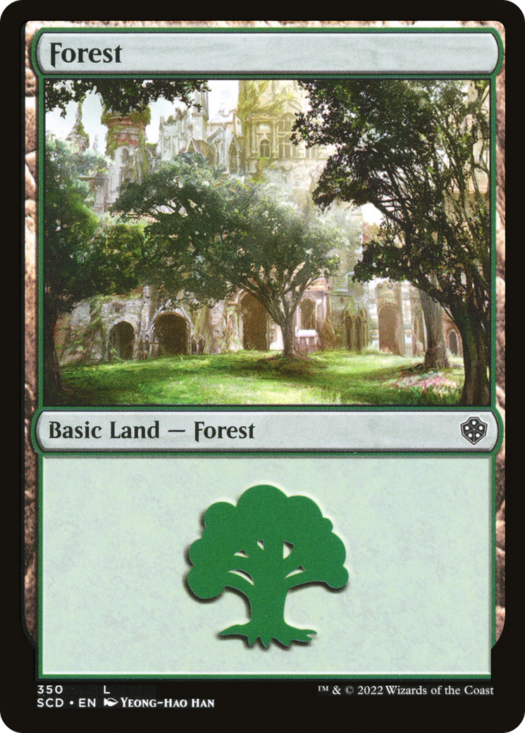 Forest (350) [Starter Commander Decks] | Deep Dive Games St. Marys