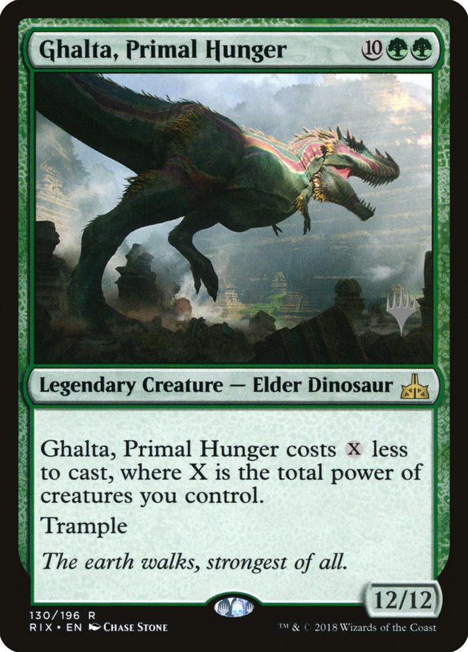 Ghalta, Primal Hunger (Promo Pack) [Rivals of Ixalan Promos] | Deep Dive Games St. Marys