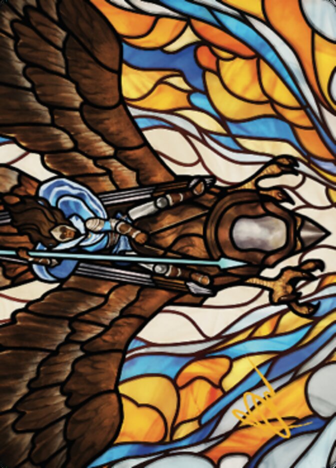 Tura Kennerud, Skyknight Art Card (Gold-Stamped Signature) [Dominaria United Art Series] | Deep Dive Games St. Marys