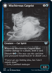 Mischievous Catgeist // Catlike Curiosity [Innistrad: Double Feature] | Deep Dive Games St. Marys