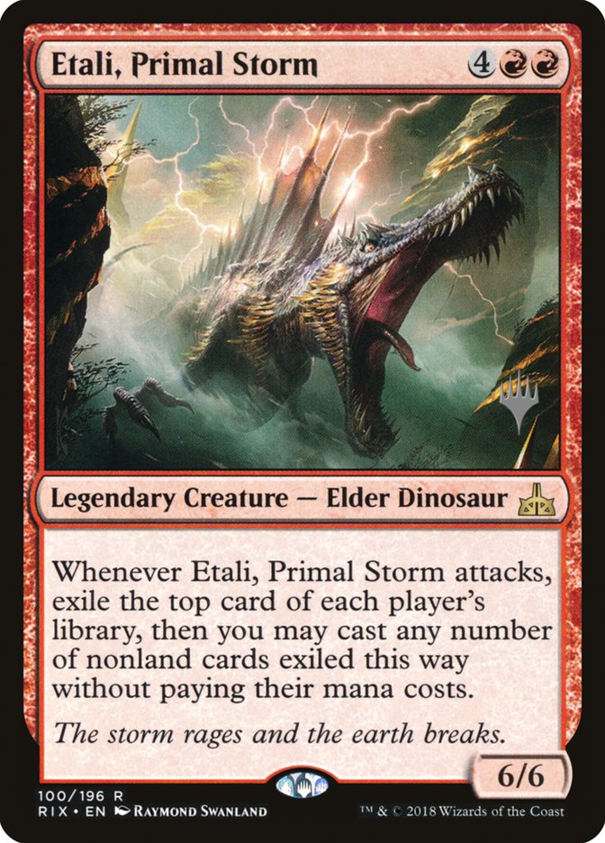 Etali, Primal Storm (Promo Pack) [Rivals of Ixalan Promos] | Deep Dive Games St. Marys