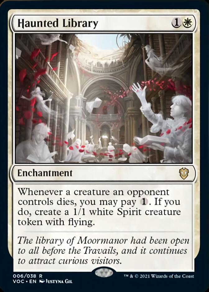 Haunted Library [Innistrad: Crimson Vow Commander] | Deep Dive Games St. Marys