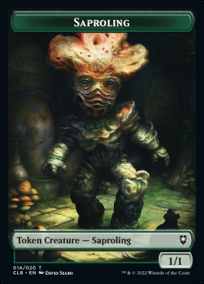 Saproling Token [Commander Legends: Battle for Baldur's Gate Tokens] | Deep Dive Games St. Marys